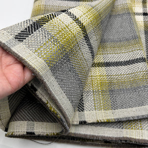 Upholstery, Avocado & Grey Plaid (HDH0688)