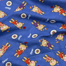 Load image into Gallery viewer, Cotton Blouse Weight, Bears on Blue (WFL0348)
