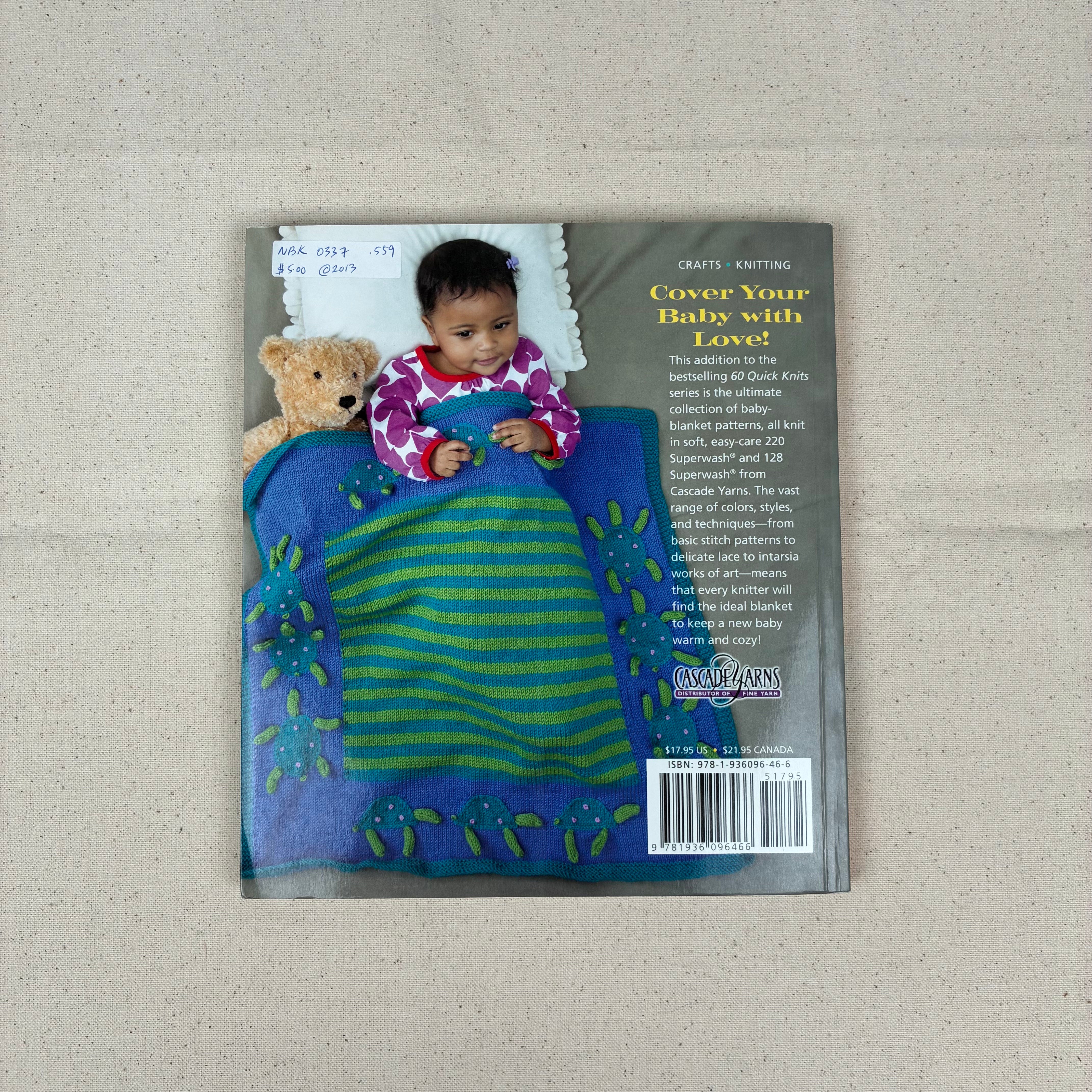 Knitting Book - 60 Quick Baby Blankets (NBK0337)