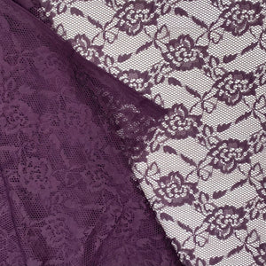 Floral Lace - Plum (WFY0565)