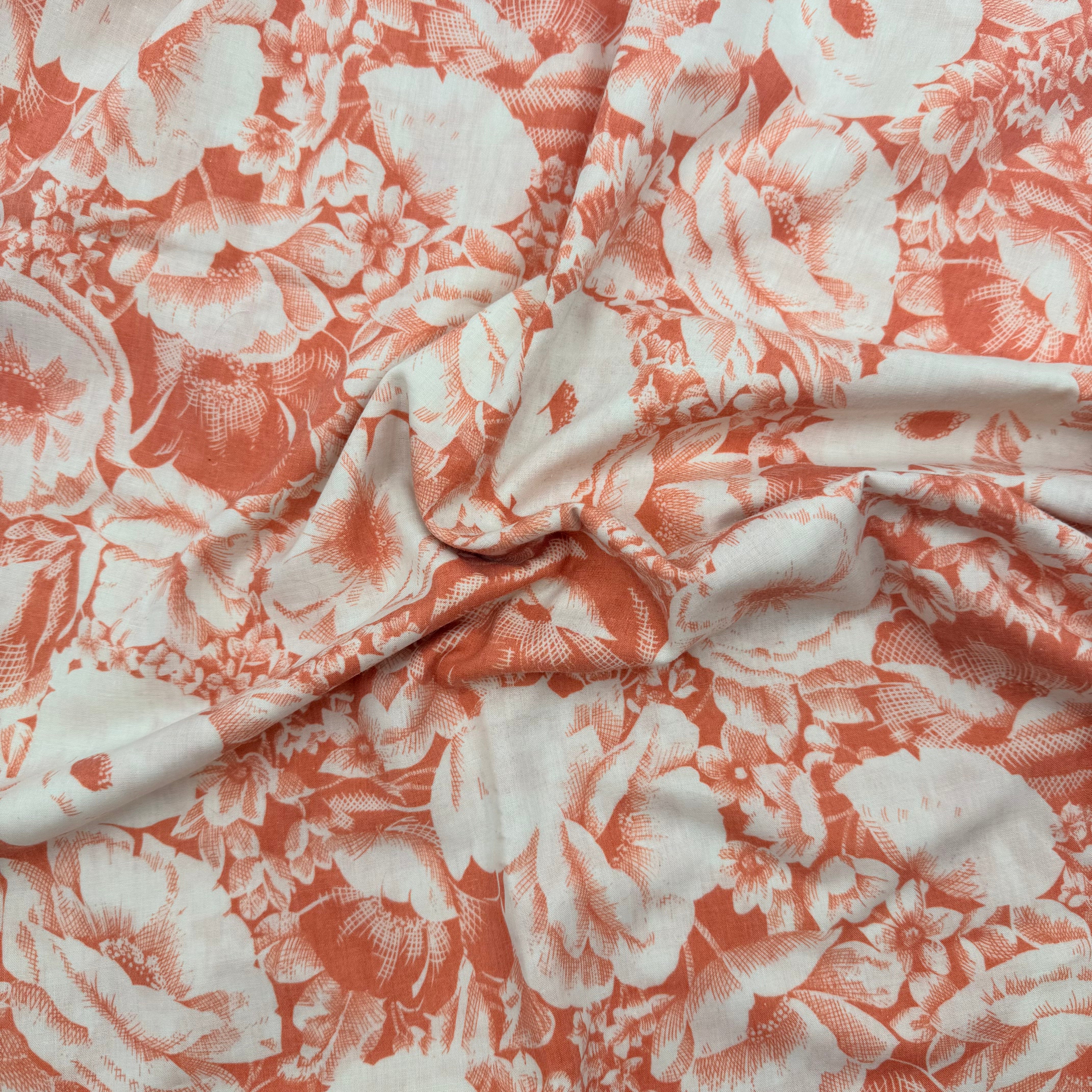Dress Weight - Antique Rose on Cream (WDW3638)