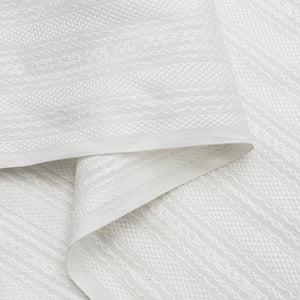 Cotton Embroidered Home Decor, Warm White (HDH0659:60)
