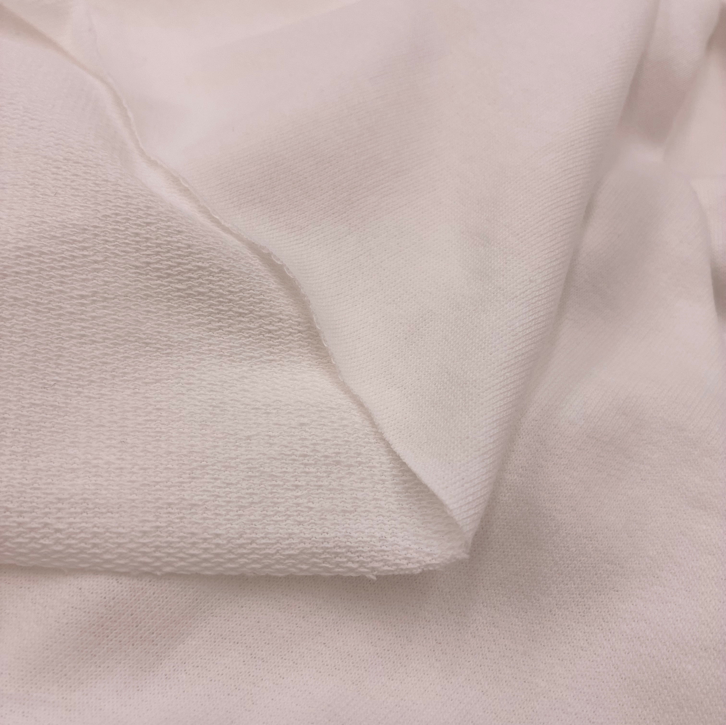 Light Cotton French Terry - White (KFR0703)