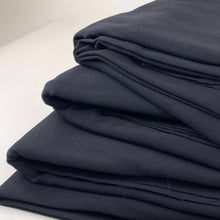 Load image into Gallery viewer, Brushed Stretch Cotton Coat Weight, Black (WCW0287)
