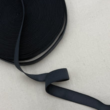 Load image into Gallery viewer, Satin Grosgrain Bra Strap Elastic - Graphite, 10m (NEL0184)
