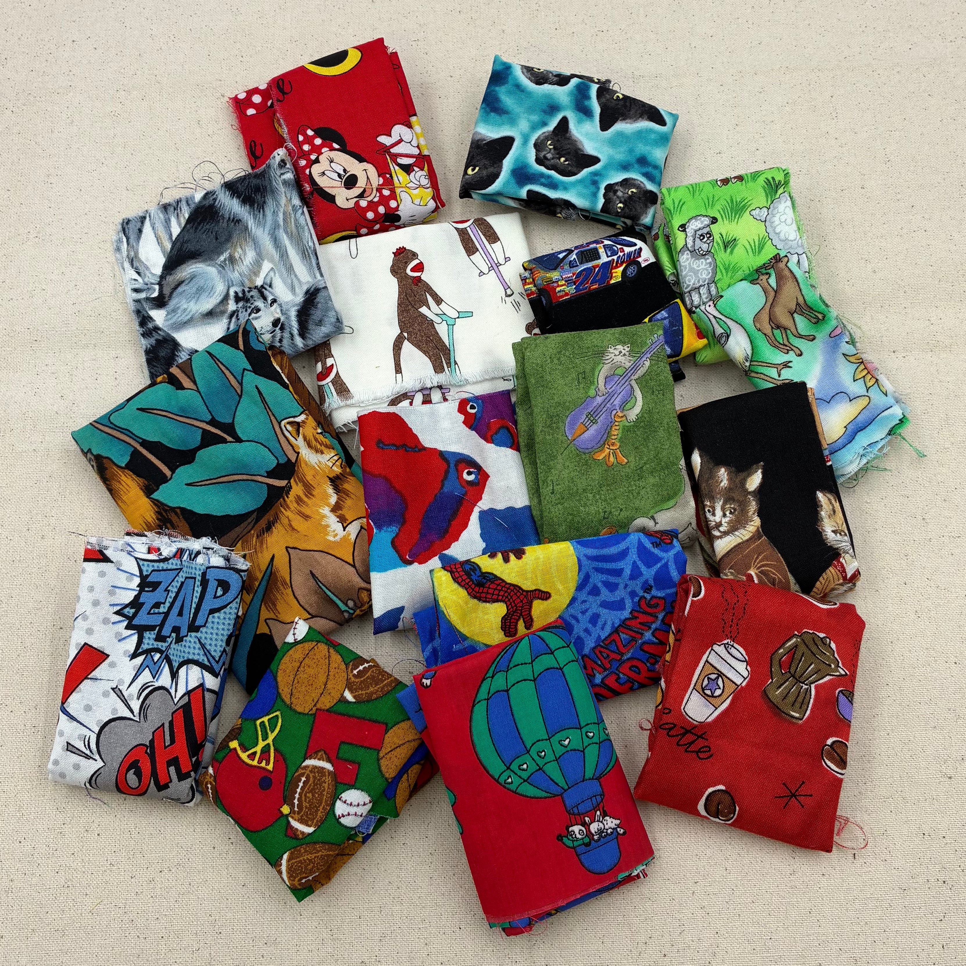 Quilting Cotton Scrap Bag - I Spy Assorted (WQC3055)