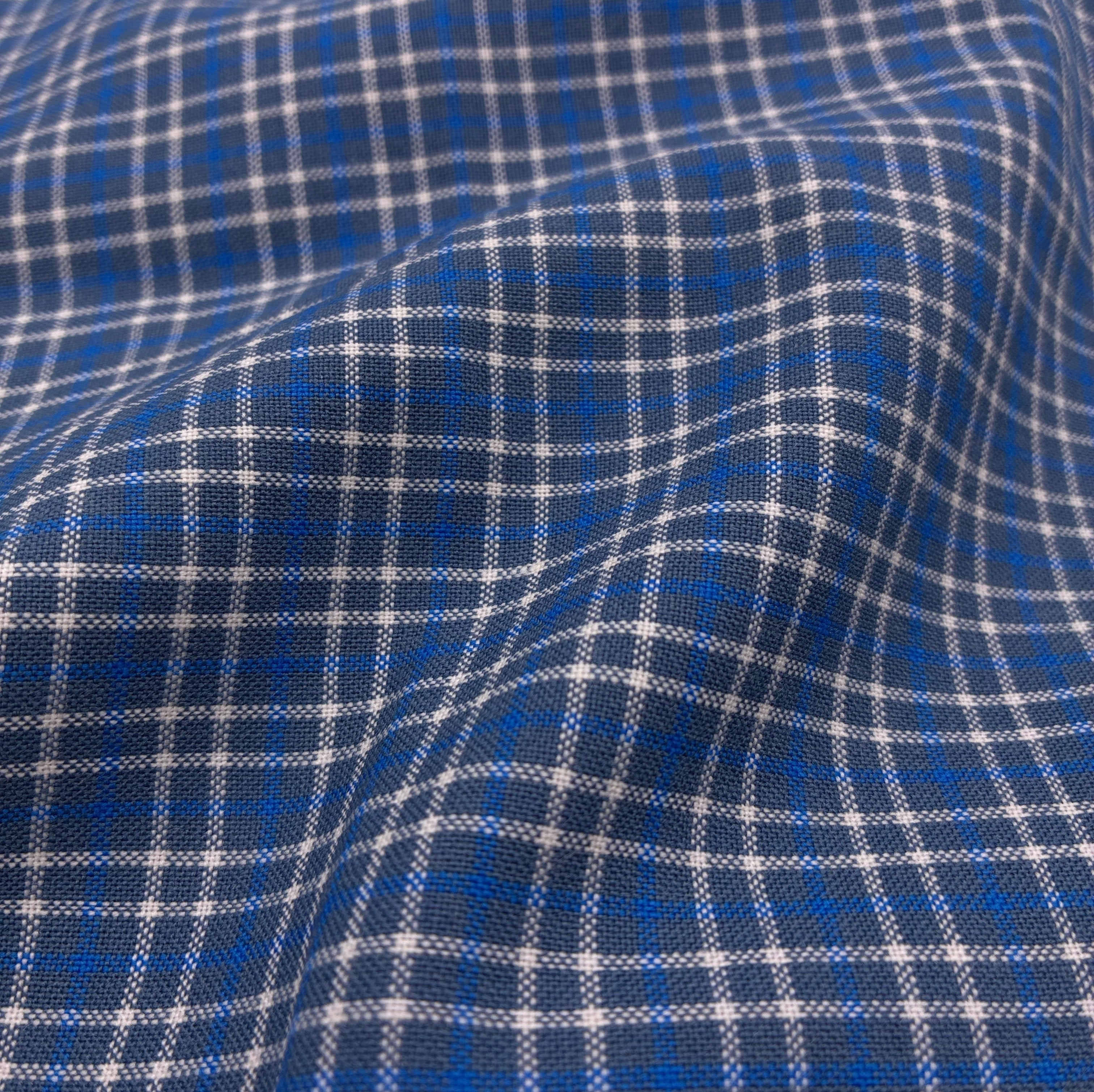 Plaid Shirting - Blue (WDW3392)