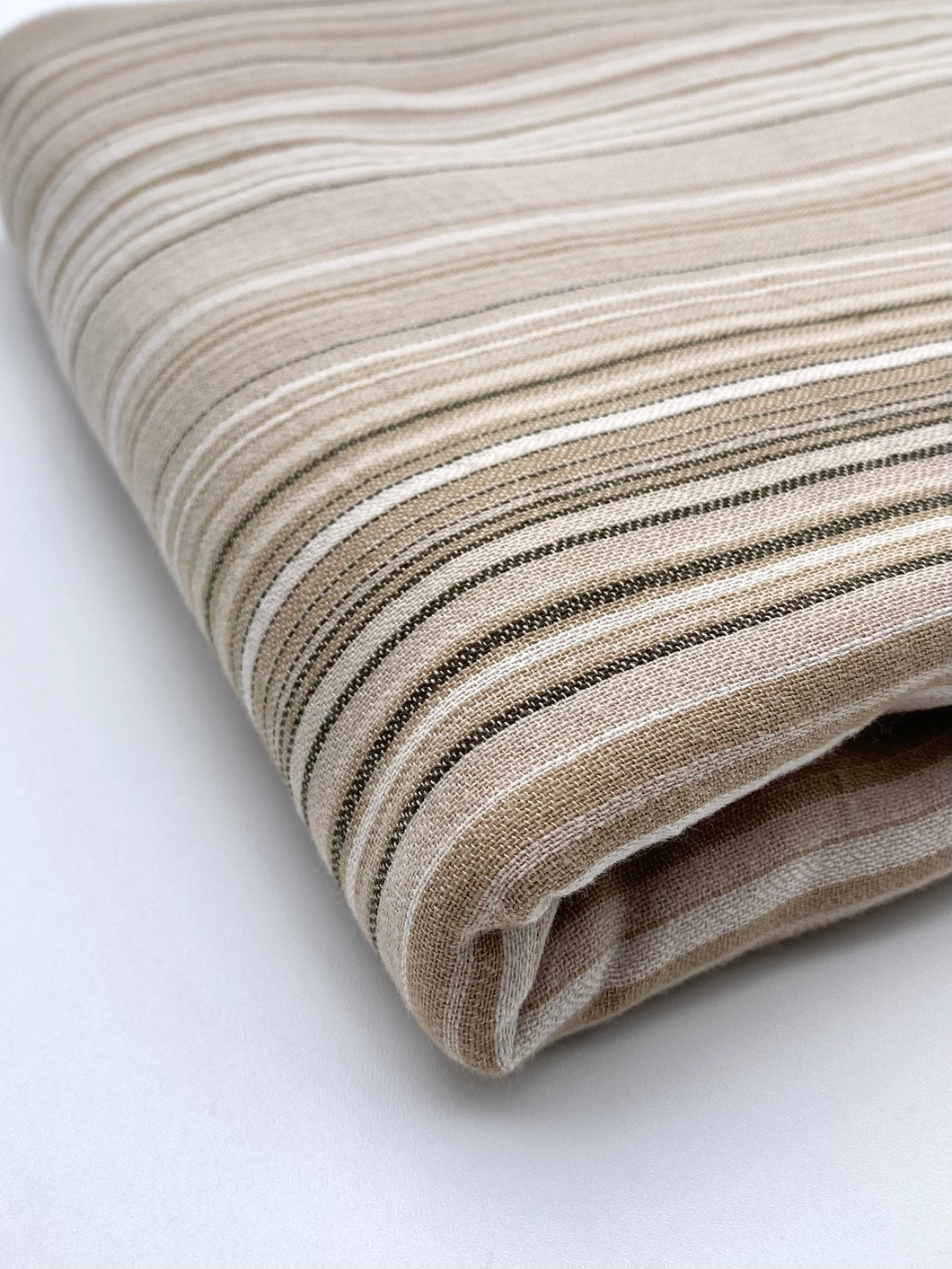 Cotton Bottom Weight, Beige Gauze Stripe (WBW0424)(WSW)