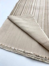 Load image into Gallery viewer, Cotton Bottom Weight, Beige Gauze Stripe (WBW0424)(WSW)
