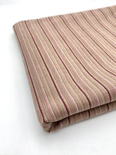 Load image into Gallery viewer, Cotton Bottom Weight, Pink &amp; Taupe Stripe (WBW0425:426)(WSW)
