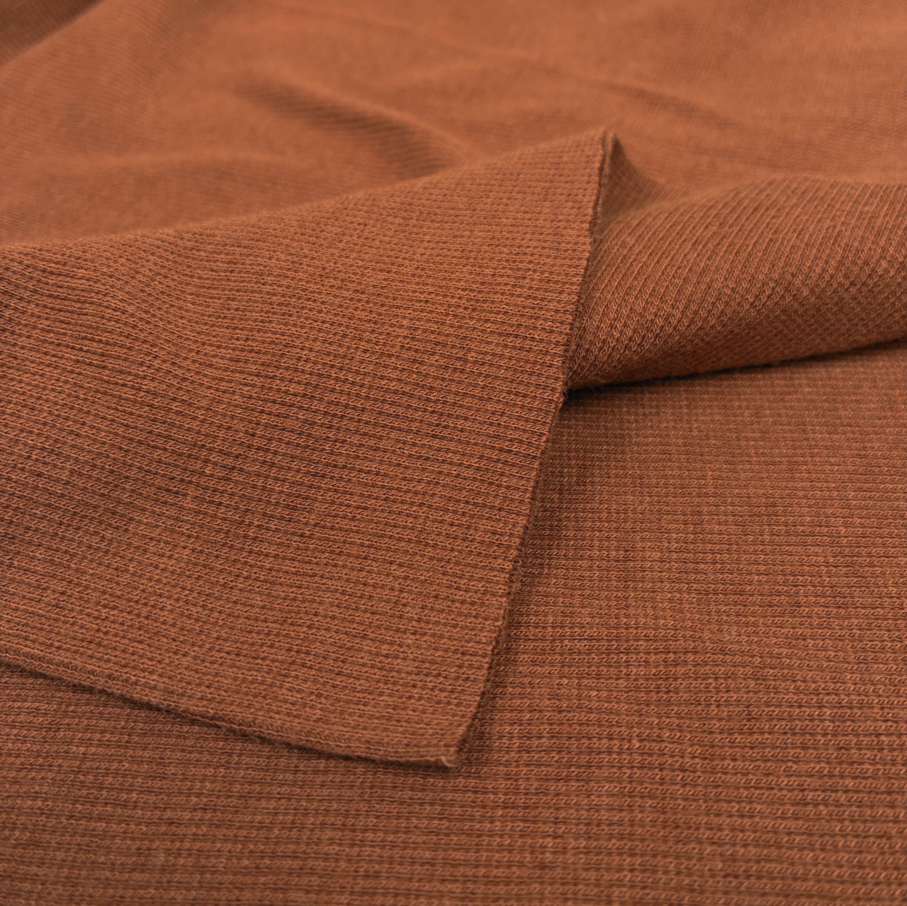 Cotton Baby Rib Knit - Canyon Rust (KRB0640)