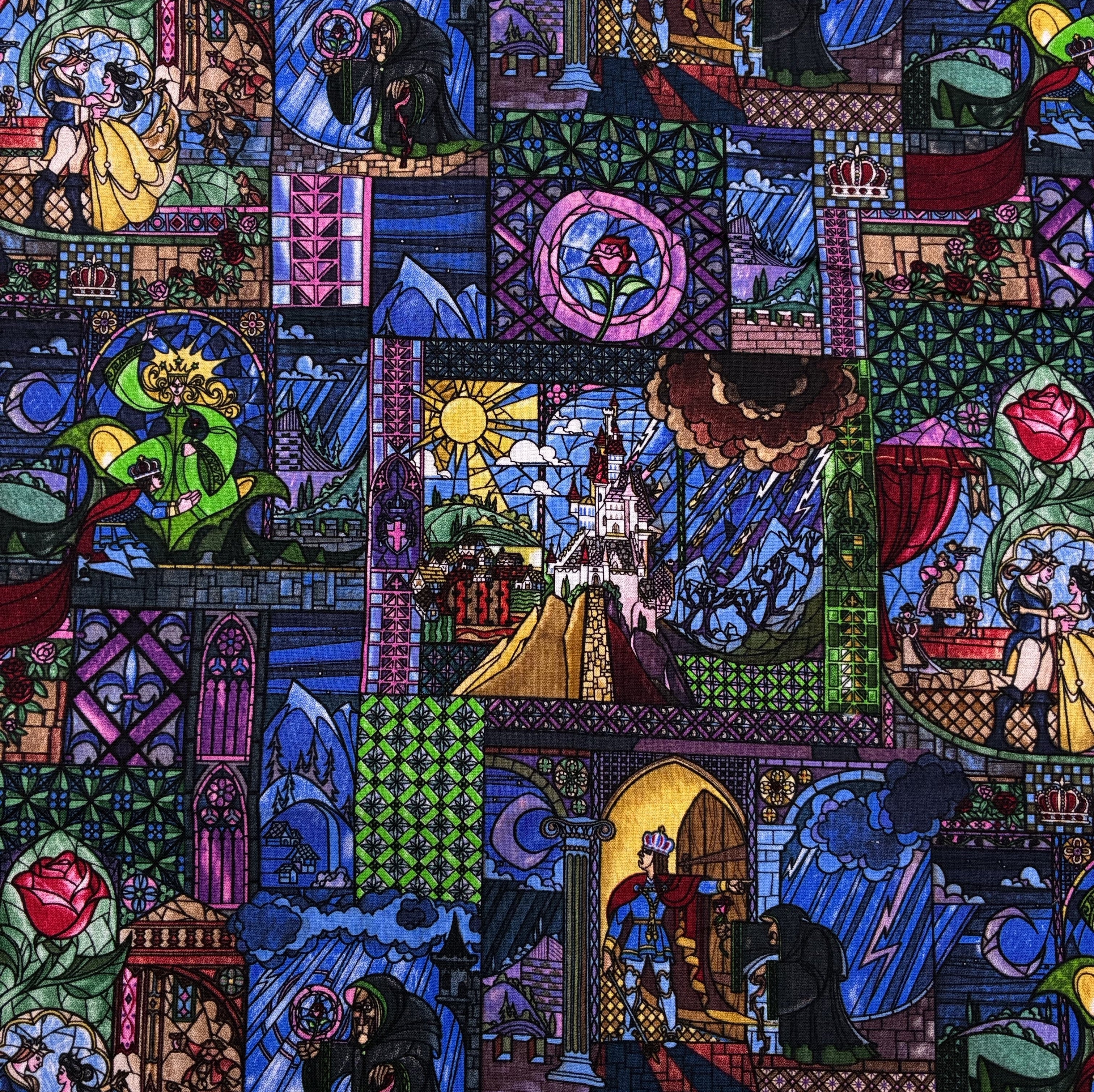 Quilting Cotton - Belle Stained Glass (WQC3104)