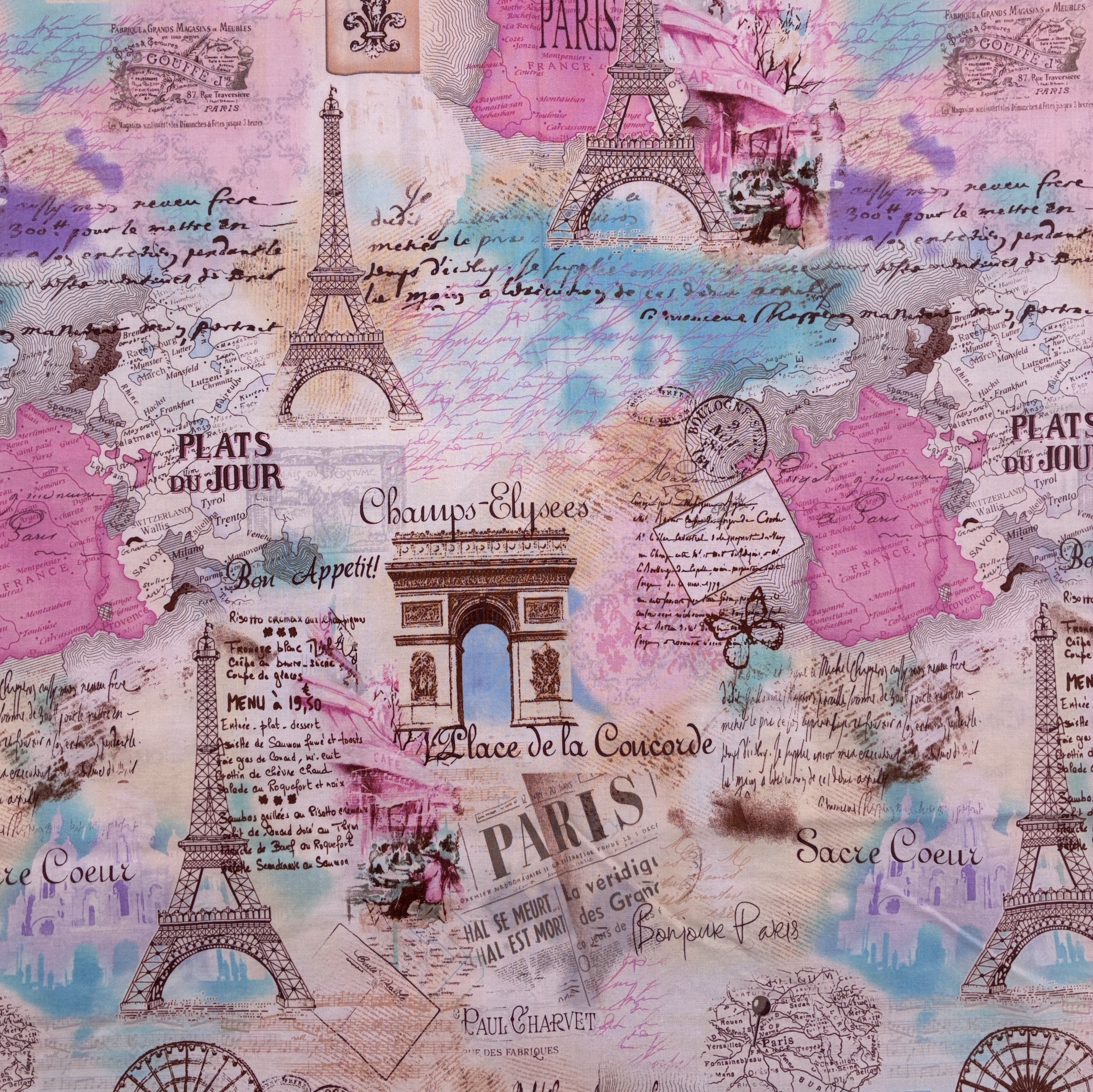 Quilting Cotton - Springtime in Paris (WQC3107)