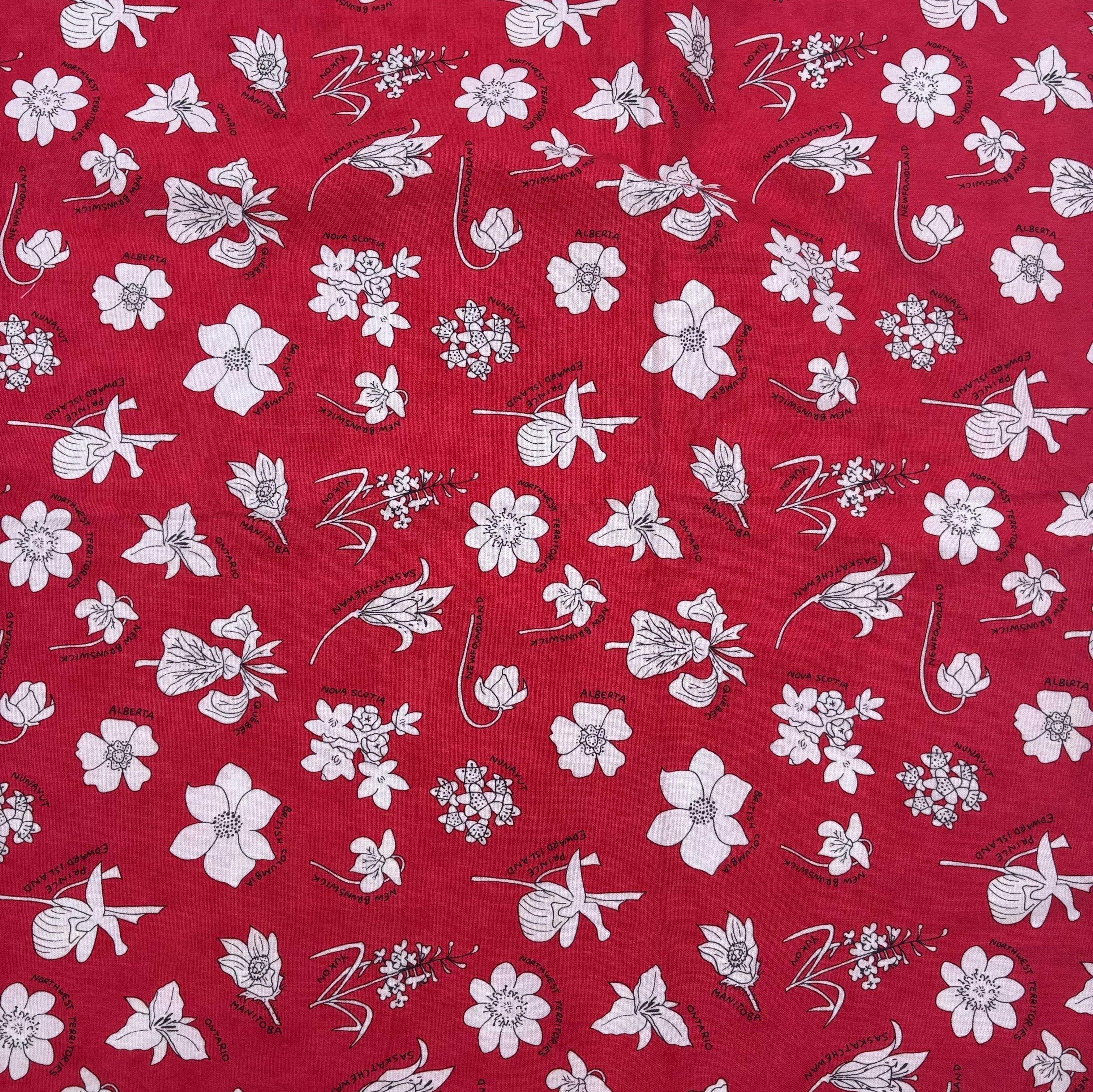Quilting Cotton - Moda Canadian Flowers (WQC3146)