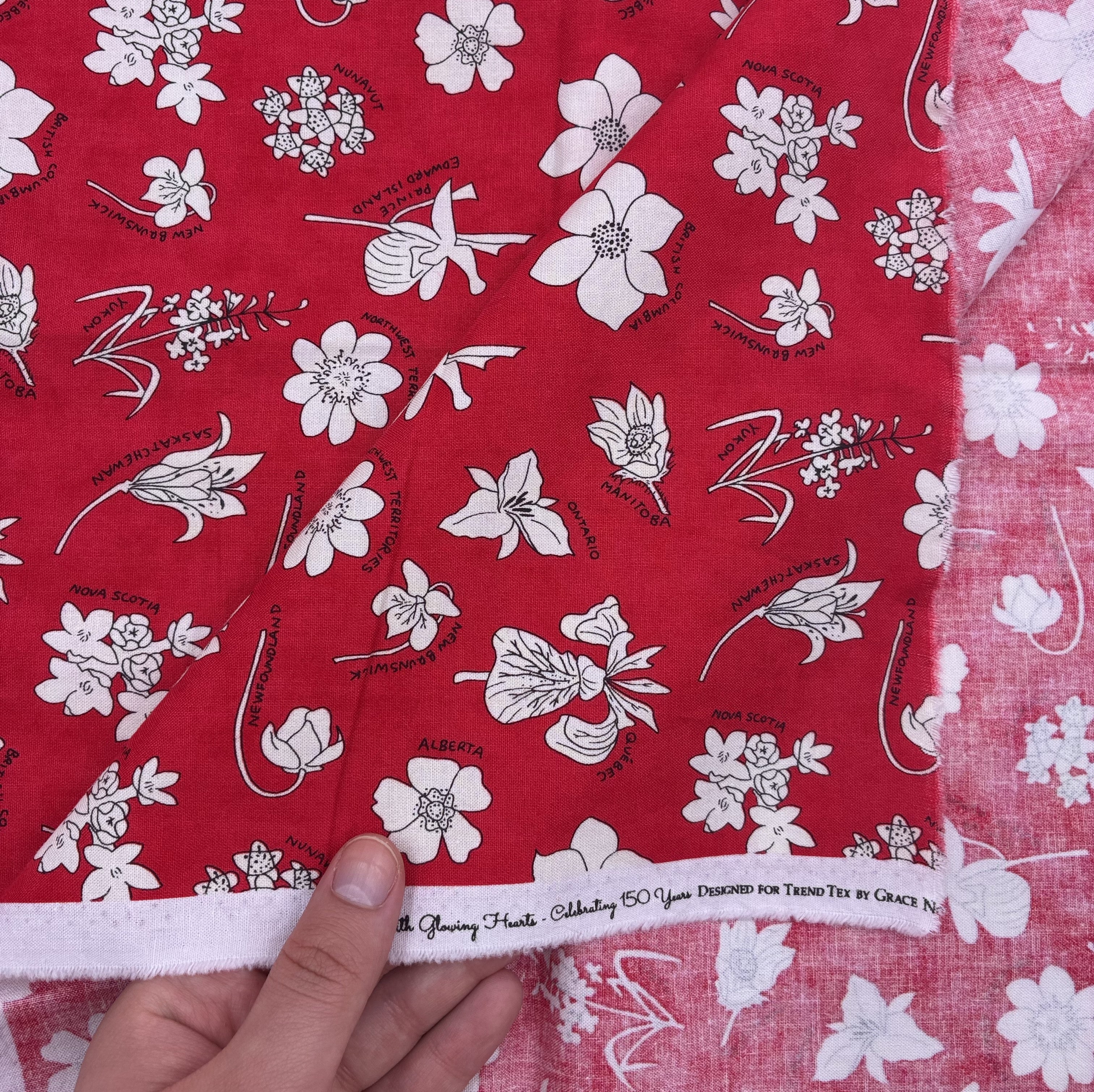 Quilting Cotton - Moda Canadian Flowers (WQC3146)