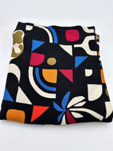 Load image into Gallery viewer, Viscose Blouse Weight, Blue Red &amp; Black Abstract (WDW2407)
