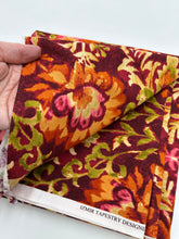 Load image into Gallery viewer, Cotton Dress Weight, Ochre &amp; Burgundy Floral (WDW2411)
