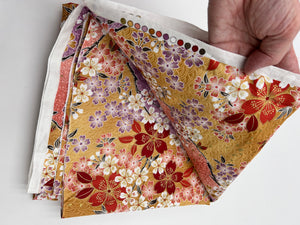 Cotton Lawn Blouse Weight, Lilac & Tangerine Floral (WDW2412)