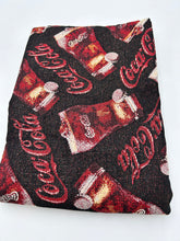 Load image into Gallery viewer, Cotton Home Decor, Coca Cola on Black (HDH0637)
