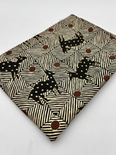 Load image into Gallery viewer, Cotton Bottom Weight, Black &amp; Brown Graphic (WBW0477)
