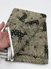 Load image into Gallery viewer, Cotton Bottom Weight, Black &amp; Brown Graphic (WBW0477)
