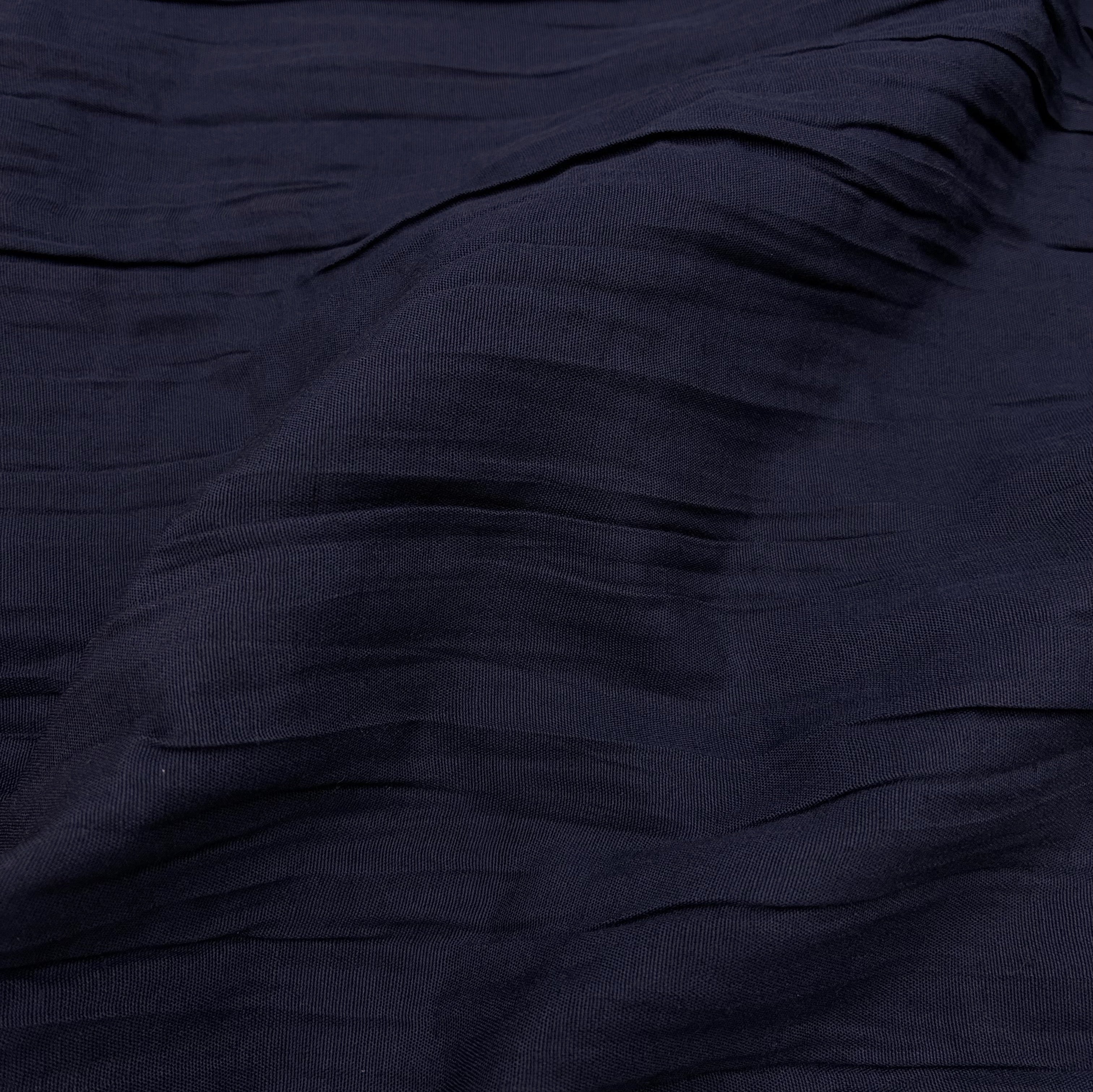Crinkle Shirting - Navy (WDW3456)