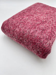 Wool Blend Sweater Knit, Raspberry (KSW0475)