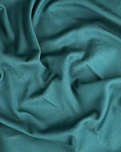 Cotton Blend Technical Knit, Emerald Diamond (KAC0722:723)