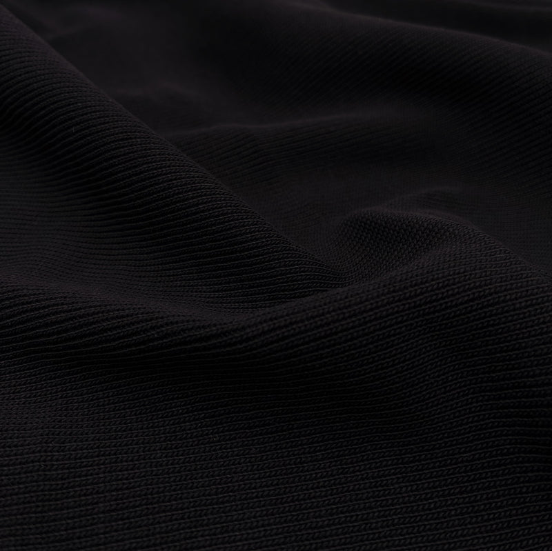 Cotton Heavy Rib - Black (KRB0660:62)