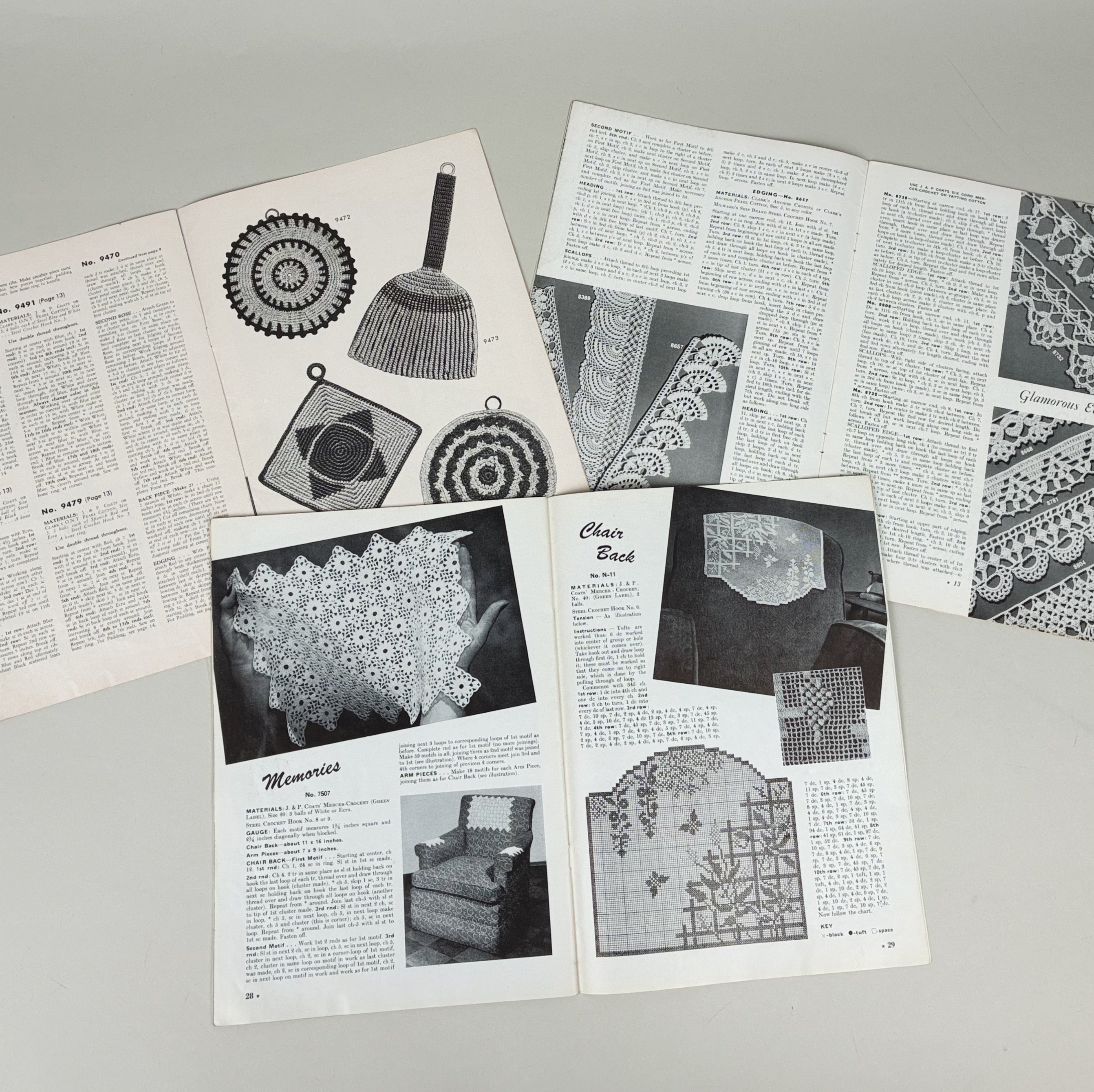 Craft Books - Edgings, Rugcraft, Home Decor (NBK0253)