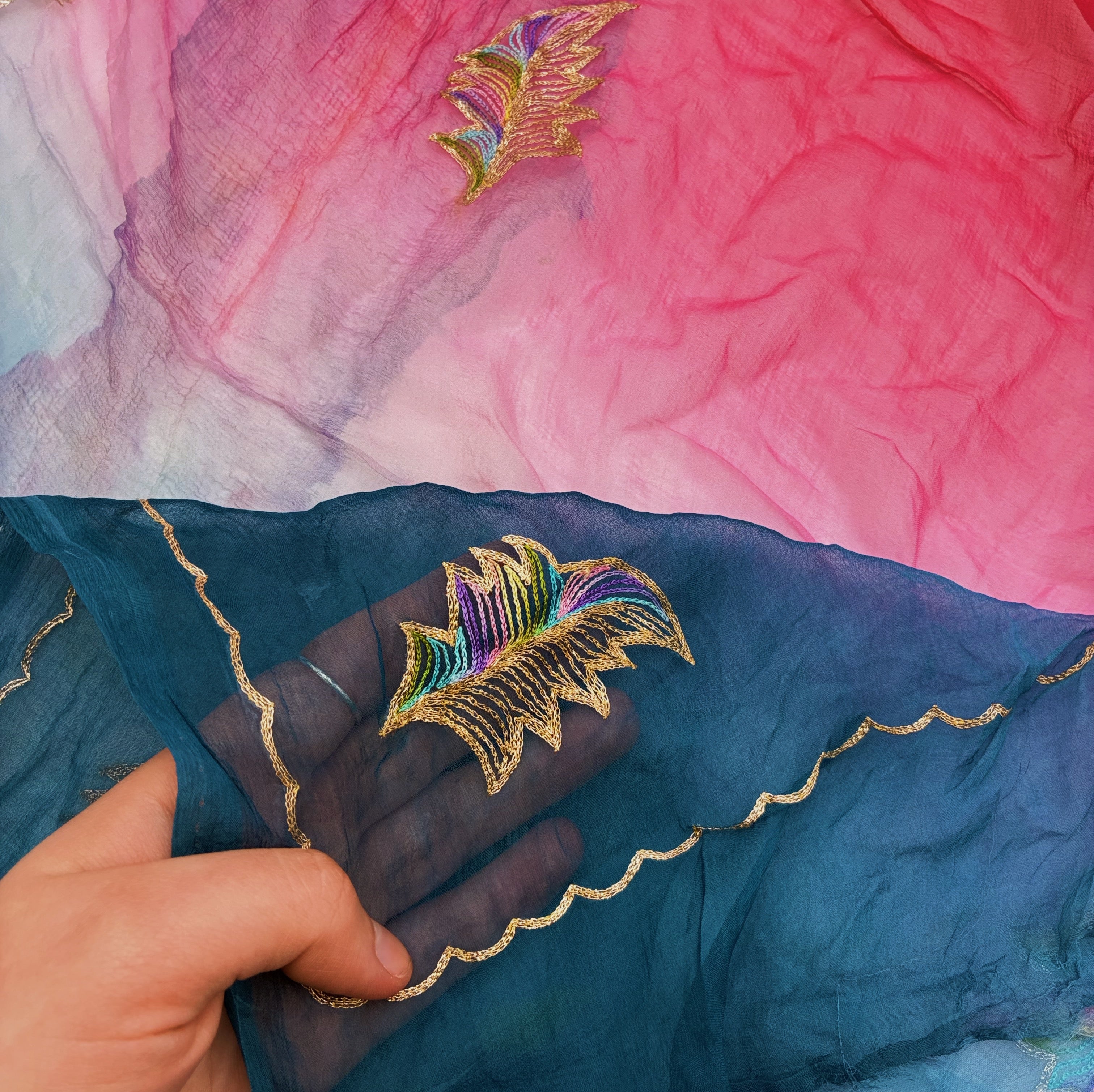 Chiffon - Embroidered Gradient (WDW3461)
