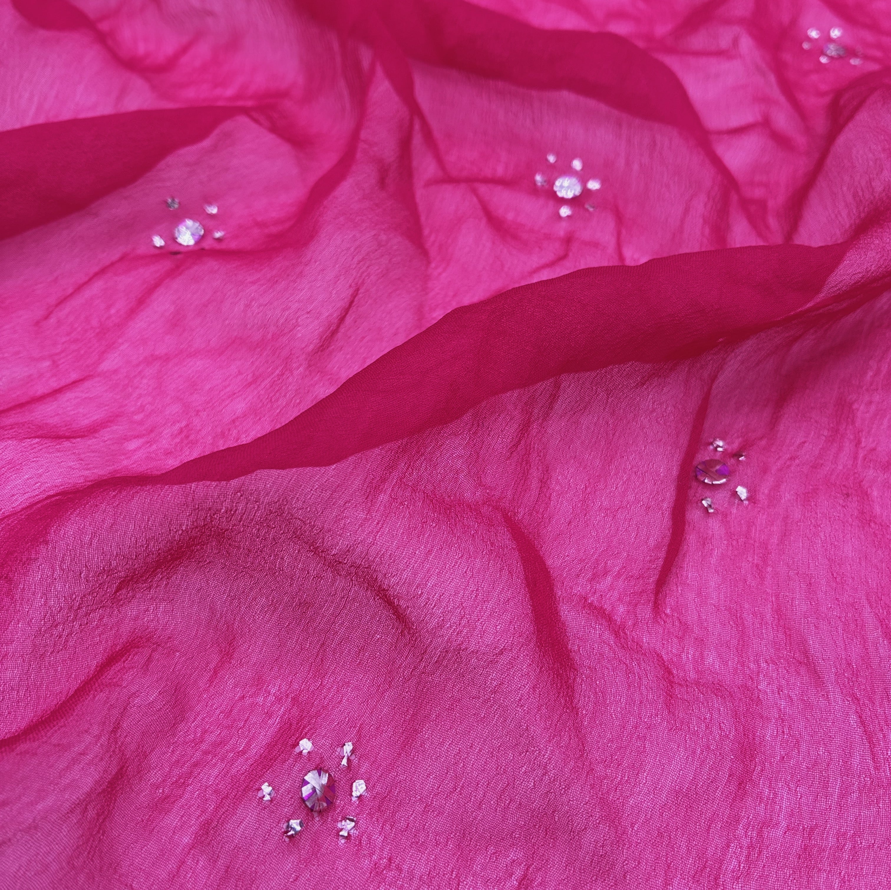 Chiffon - Fuschia Sparkle (WDW3462)