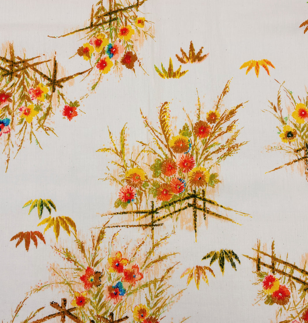 Vintage Cotton Gunter Henrik Von Hamm Blouse Weight - Hawaiian Gold (WDW3140:3141)