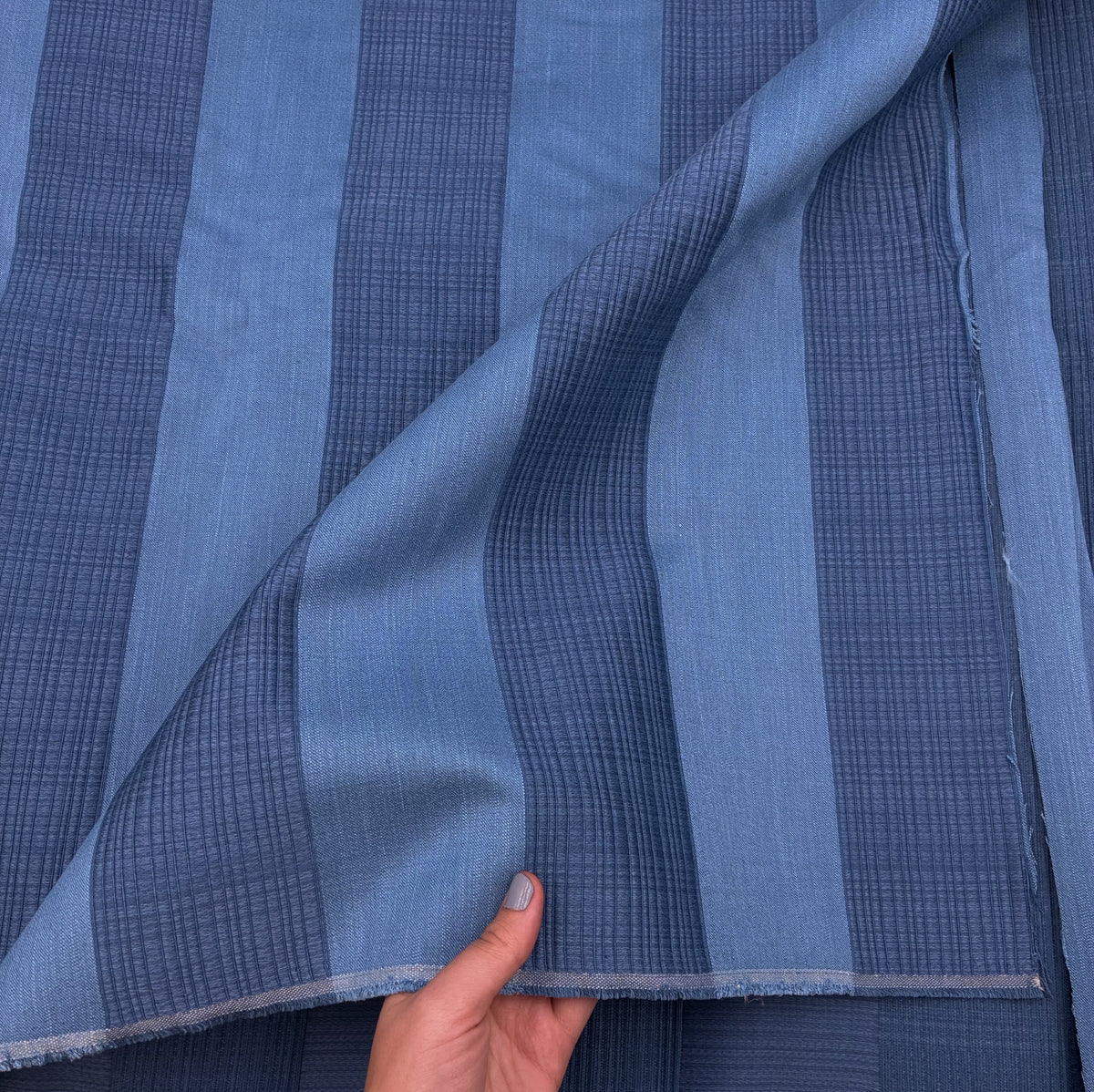 Cotton Blend Home Decor - Summer Blue Stripe (HDH0879)
