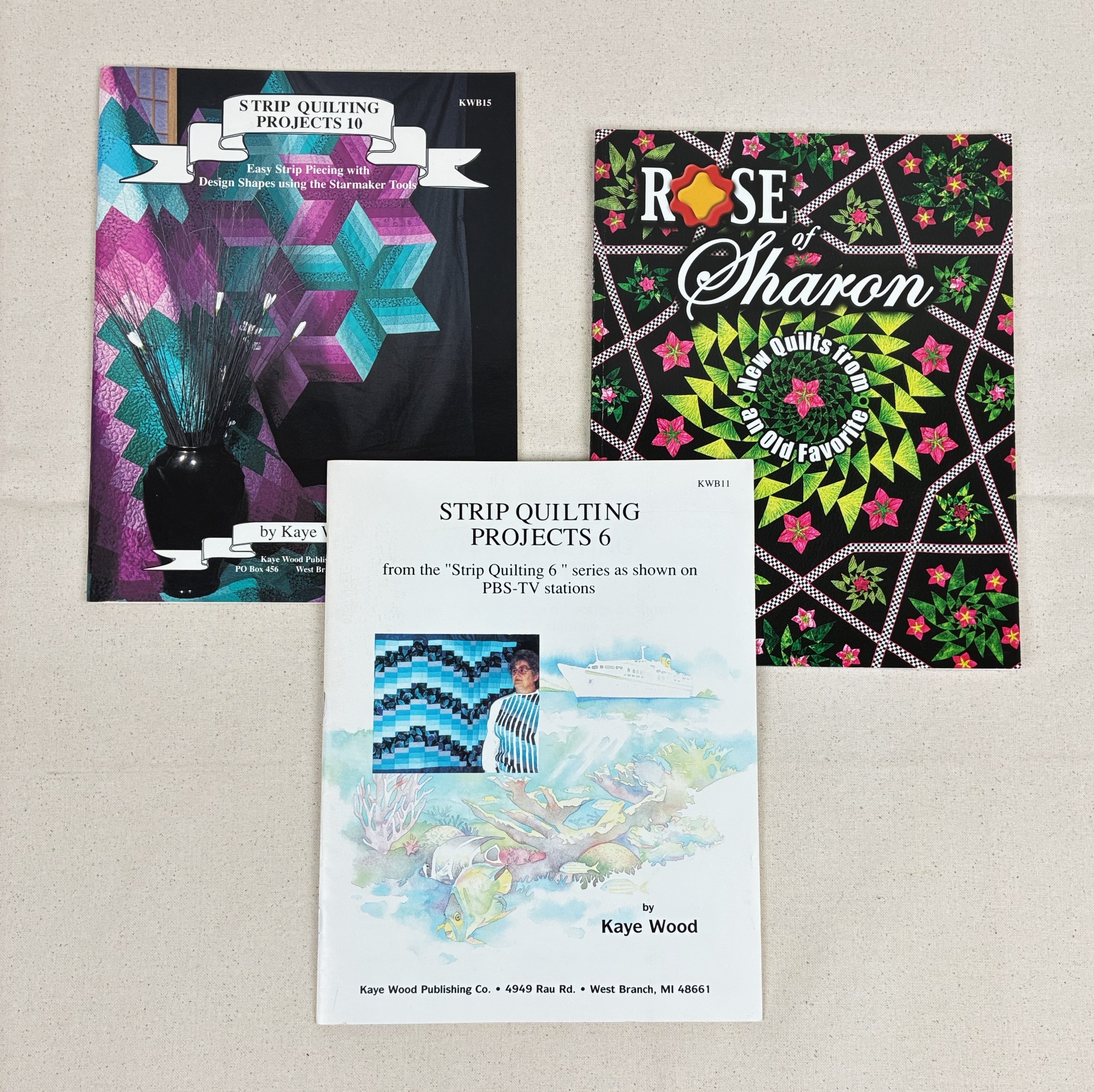 3 Sewing Books - Quilting (NBK0290)