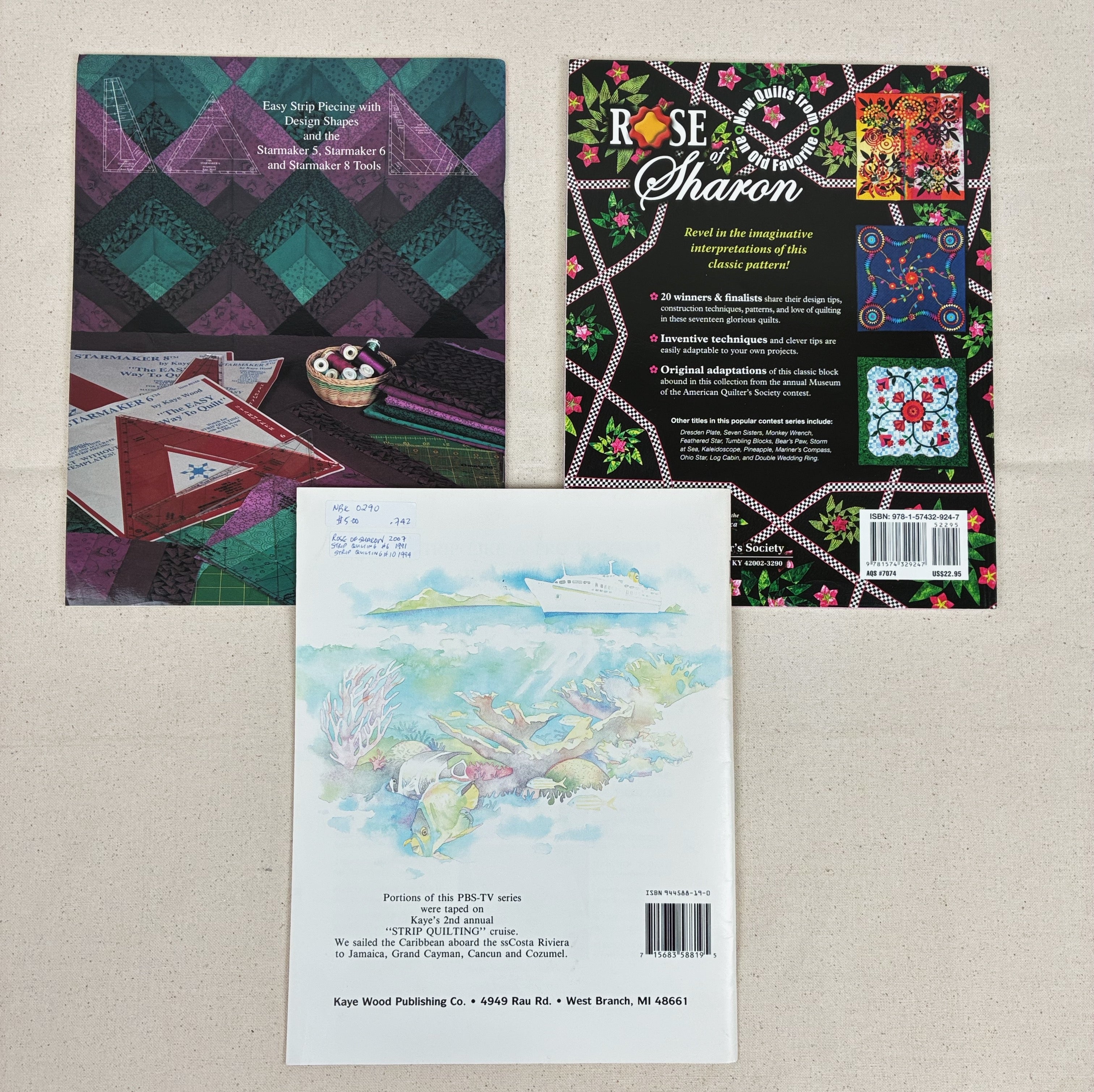 3 Sewing Books - Quilting (NBK0290)