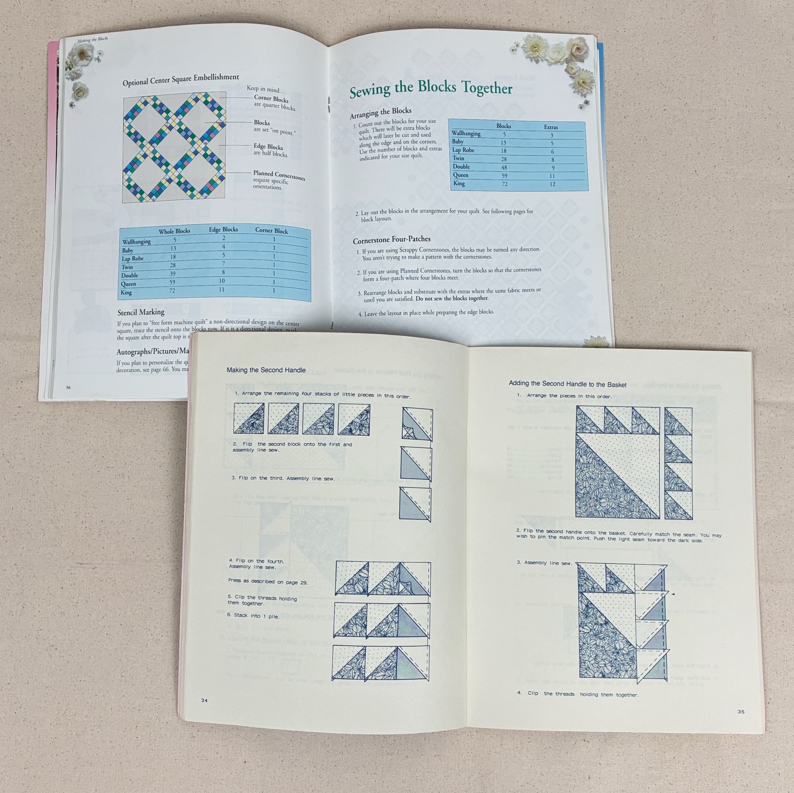 2 Sewing Books - Quilting (NBK0297)