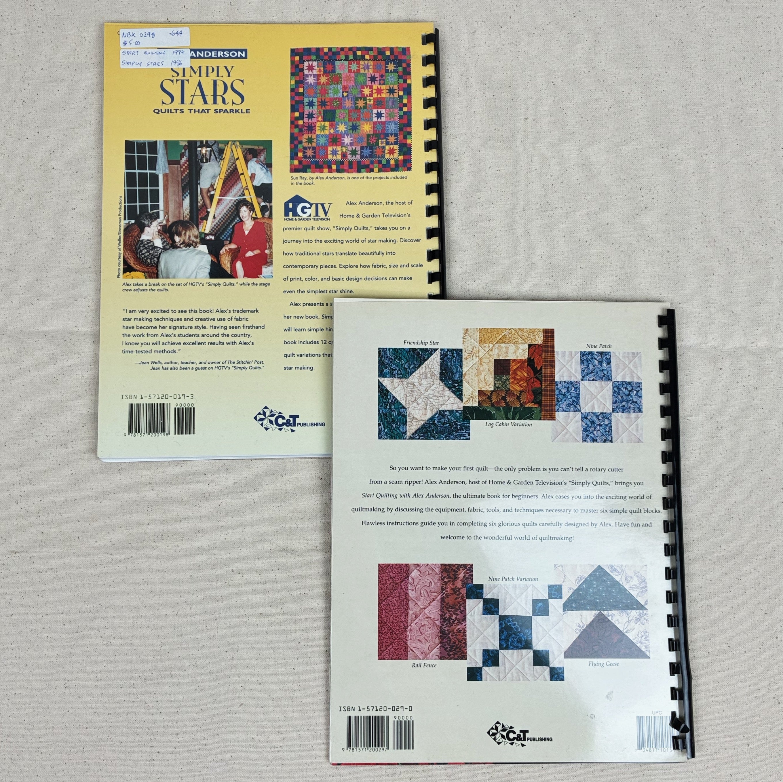 2 Sewing Books - Quilting (NBK0298)