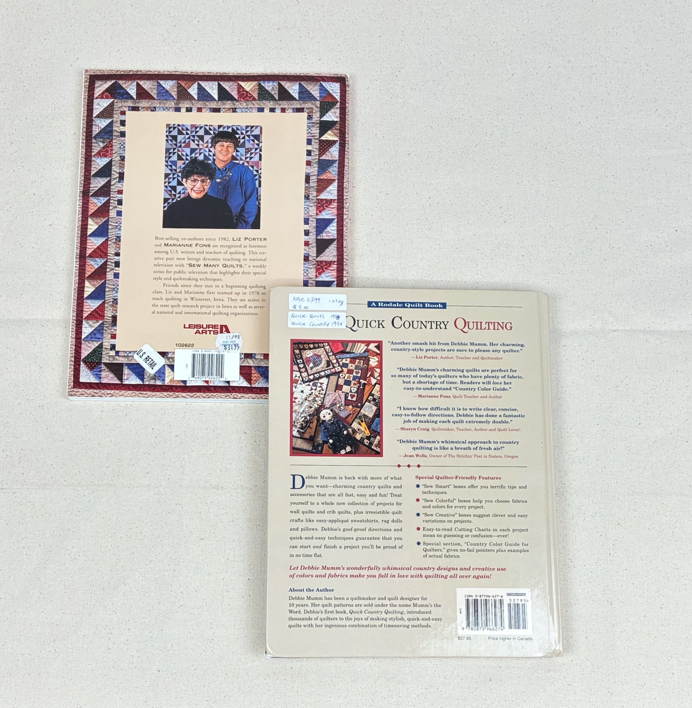 2 Sewing Books - Quilting (NBK0299)