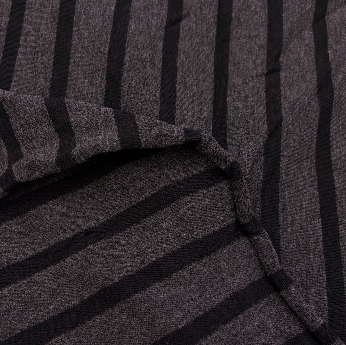 Cotton Jersey - Charcoal Stripe (KJE1606:7)