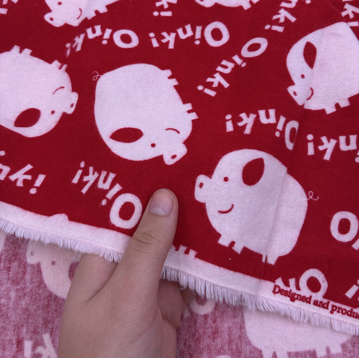 Cotton Flannelette - Pigs in a Blanket (WFL0432)