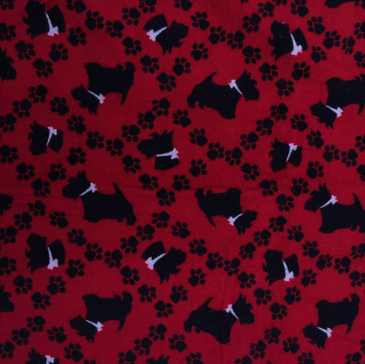 Cotton Flannelette - Scottie Love (WFL0437)