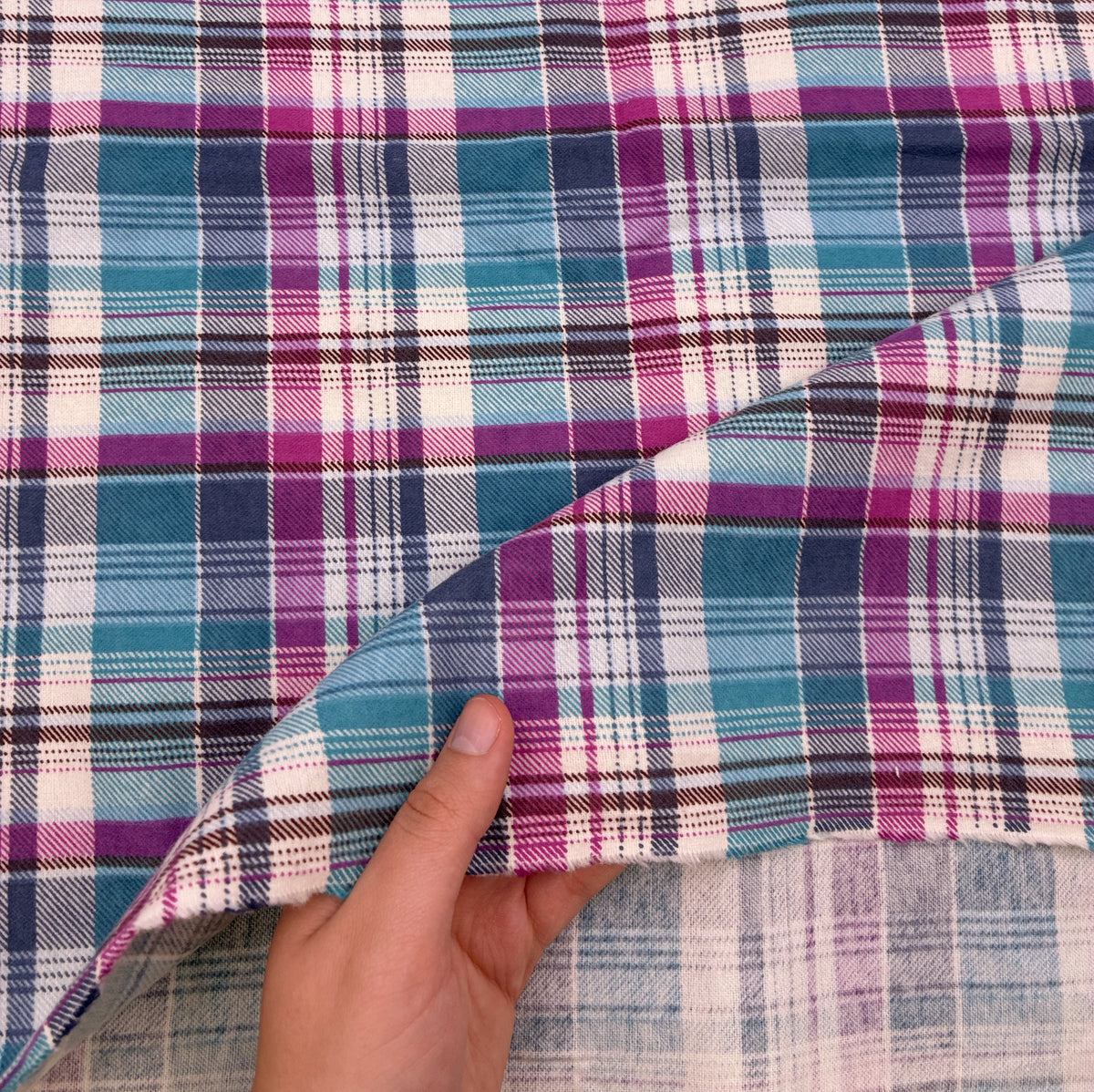 Cotton Flannelette - Y2K Plaid (WFL0456)