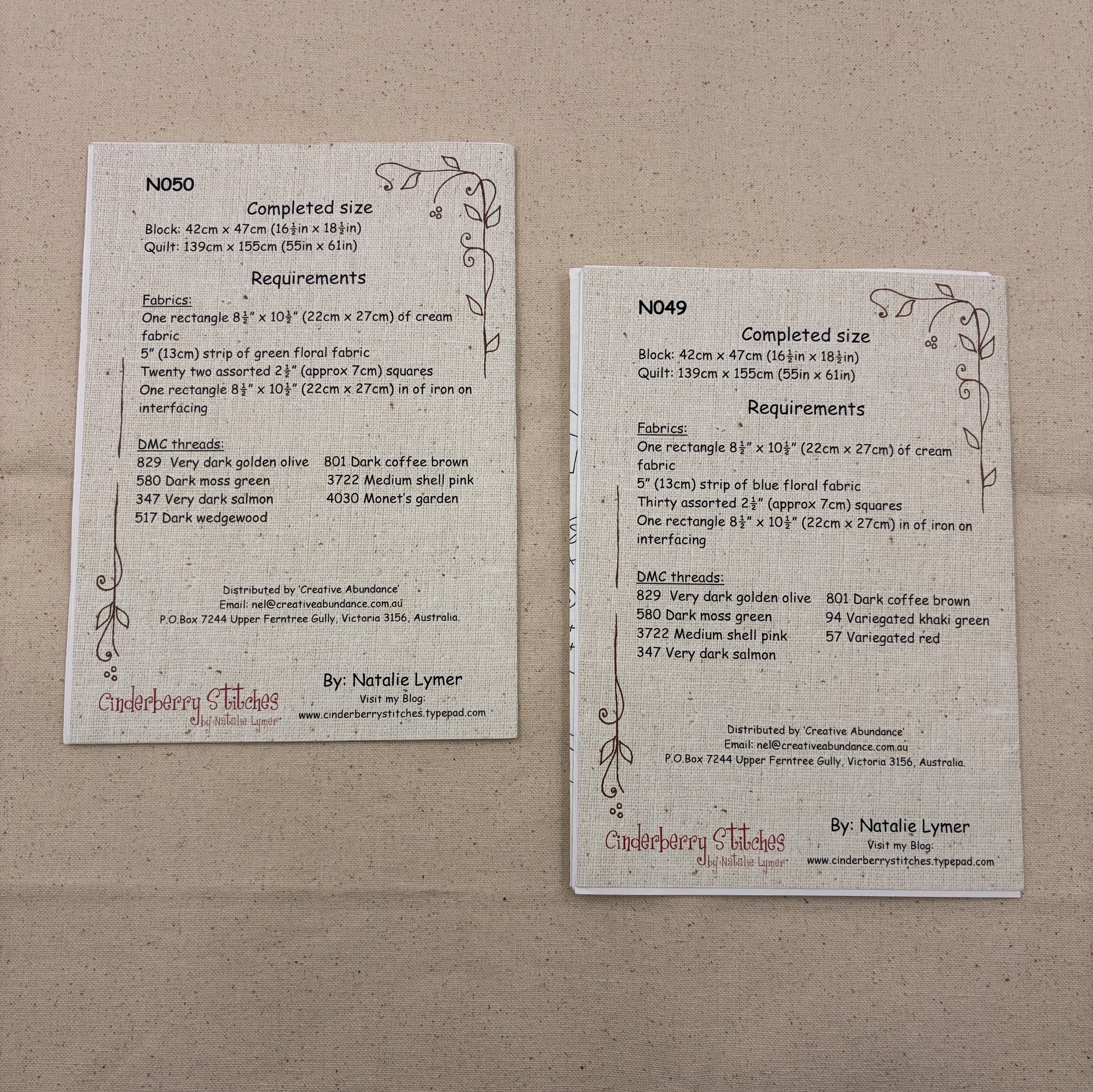 Quilt Patterns - Truly Scrumptious Blocks 7 & 8 (NPA0175)