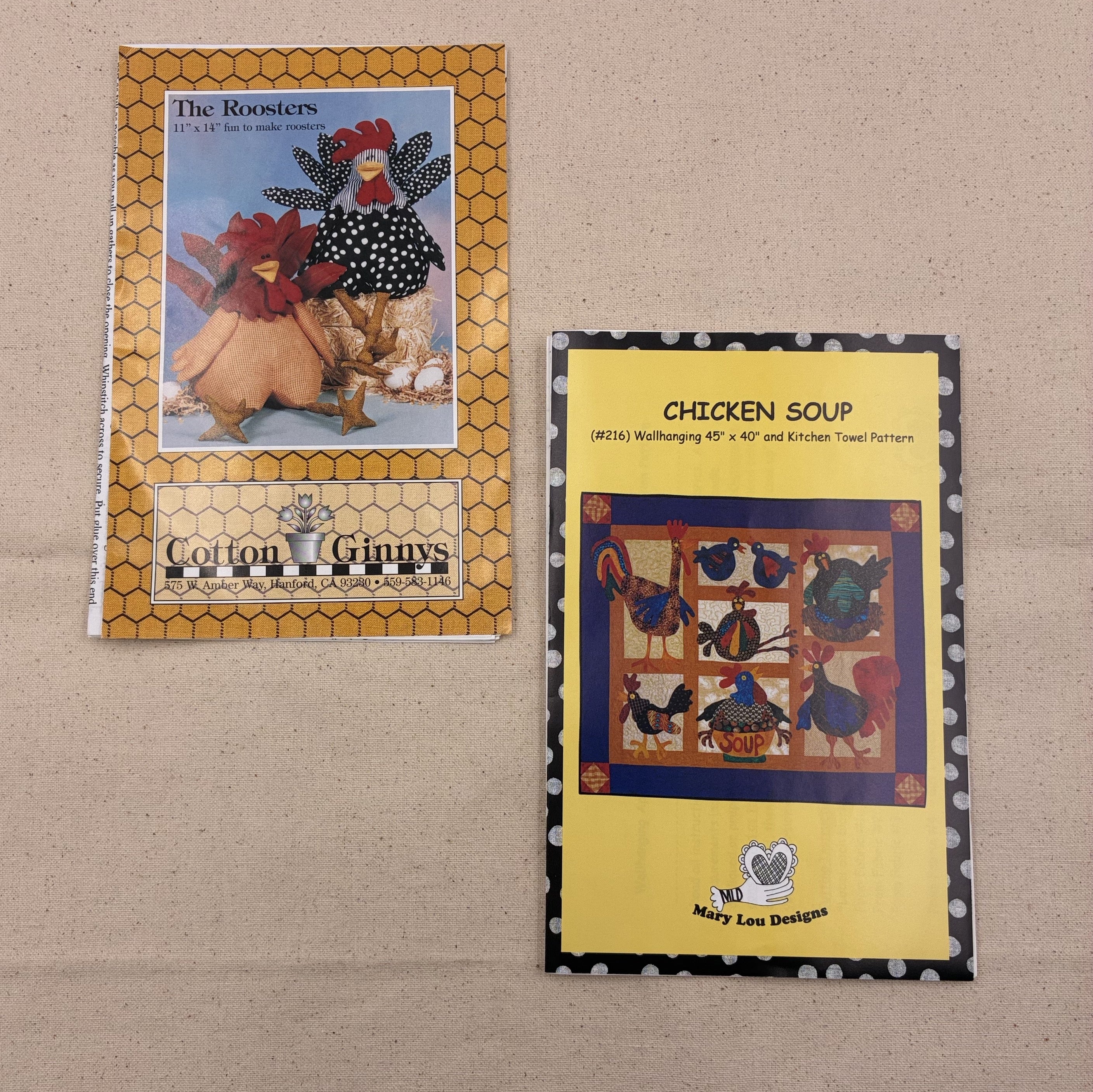 Quilt Patterns - The Roosters & Chicken Soup (NPA0177)
