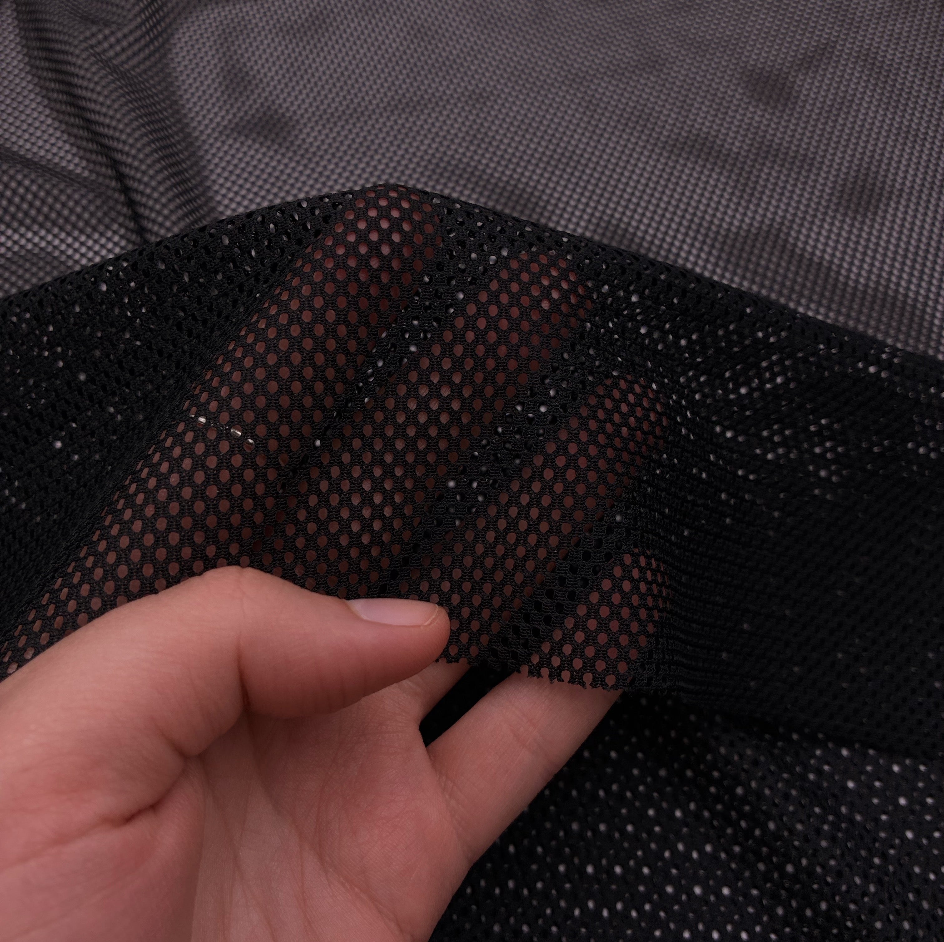 Recycled Micro Mesh - Black (KAC0866)