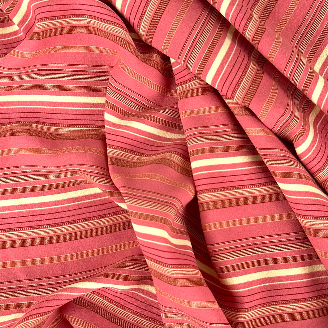 Blouse Weight, Pink & Cream Stripes (WDW3059)