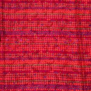 Blouse Weight, Raspberry Houndstooth (WDW3043)