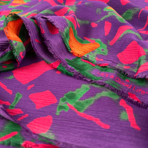 Blouse Weight, Purple Abstract (WDW3050)