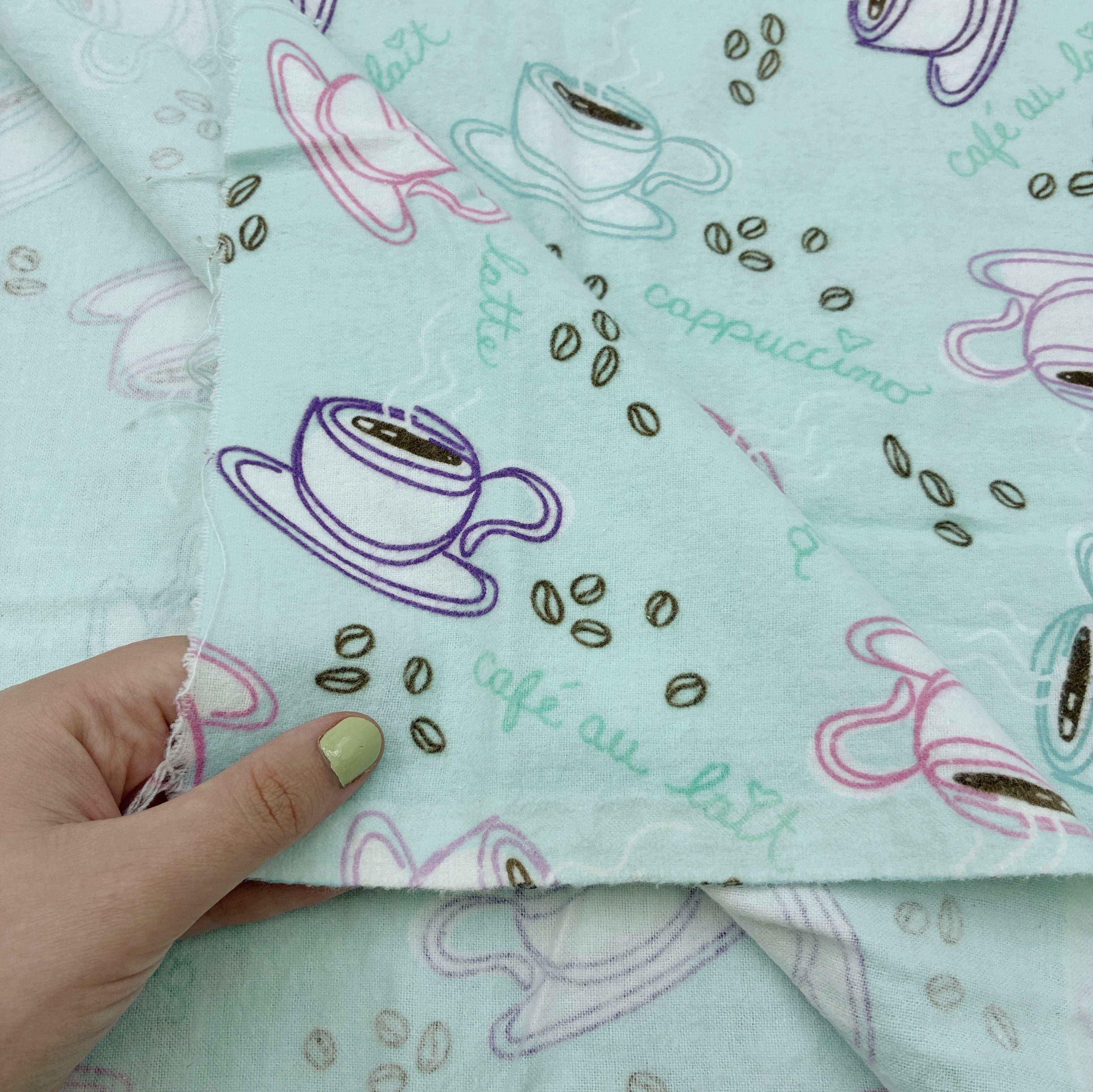 Cotton Flannelette - Le Café (WFL0404)